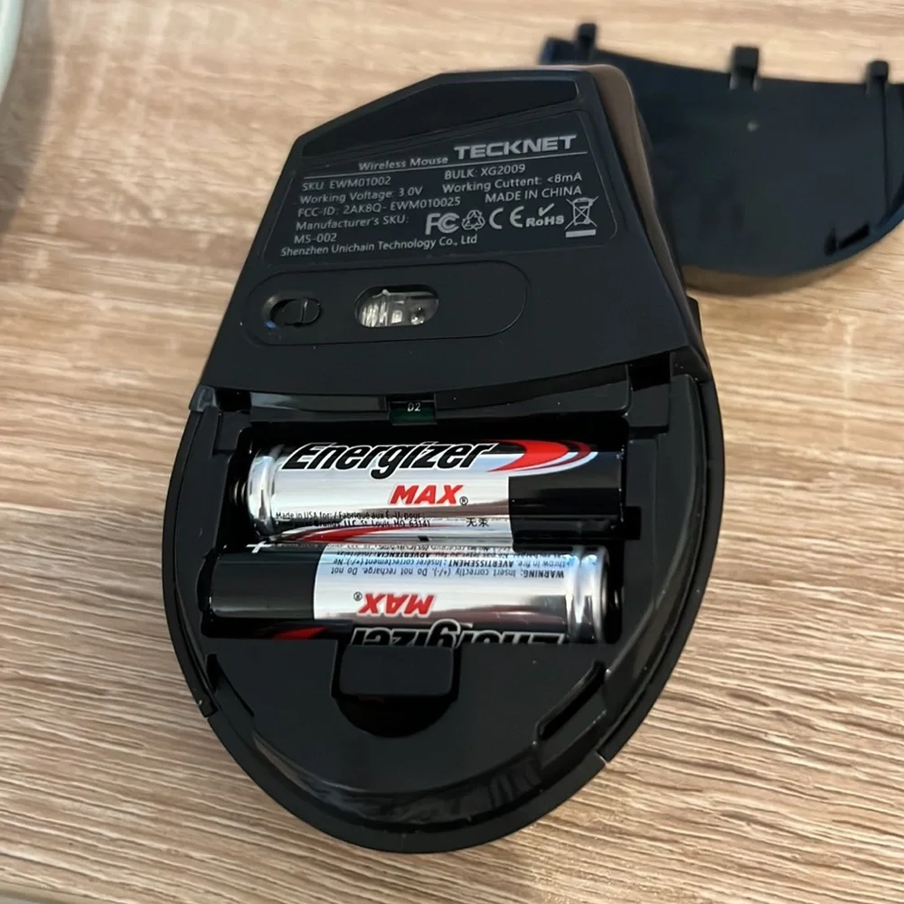 Technet wireless mouse - USB included conforms to hand $15